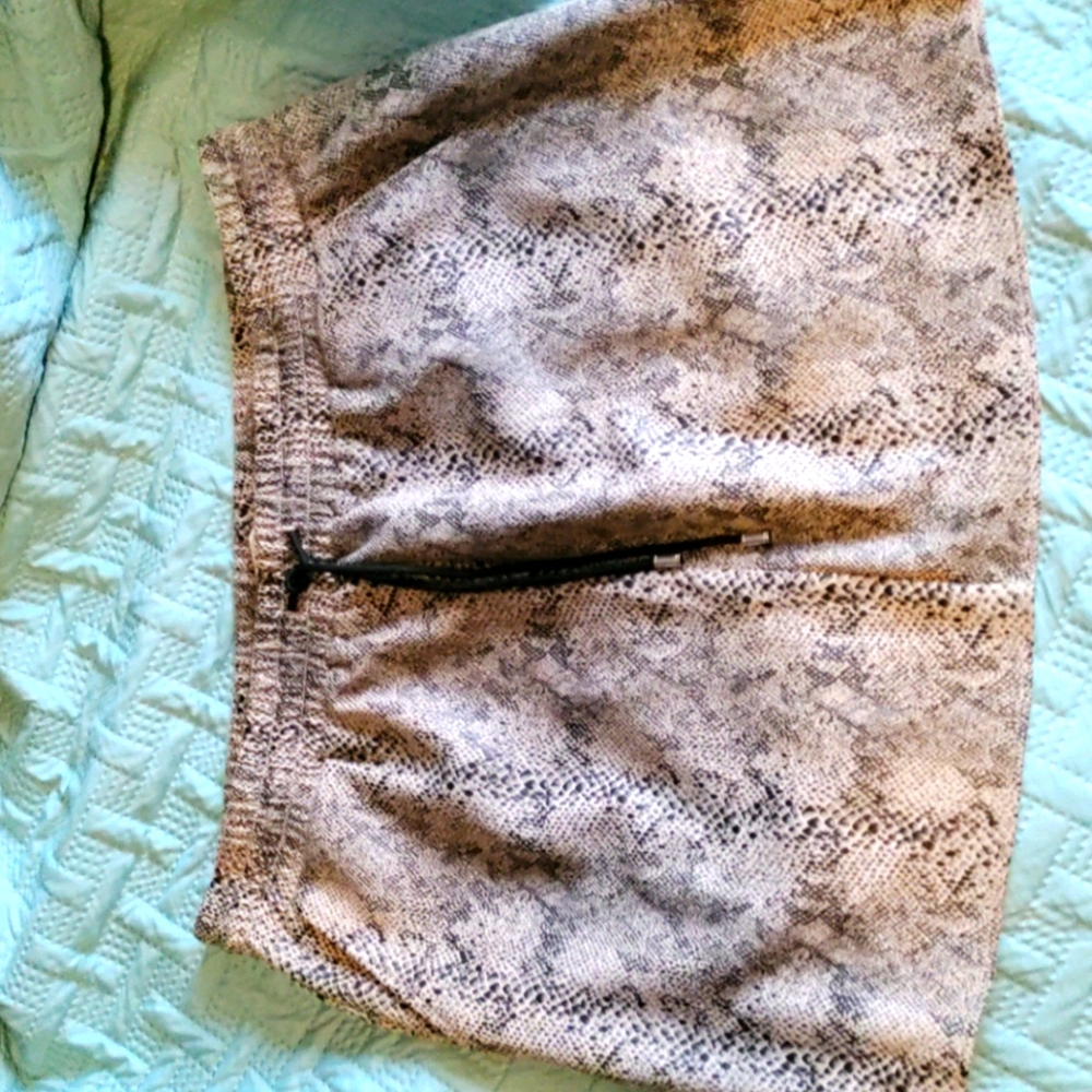 Snakeskin skirt